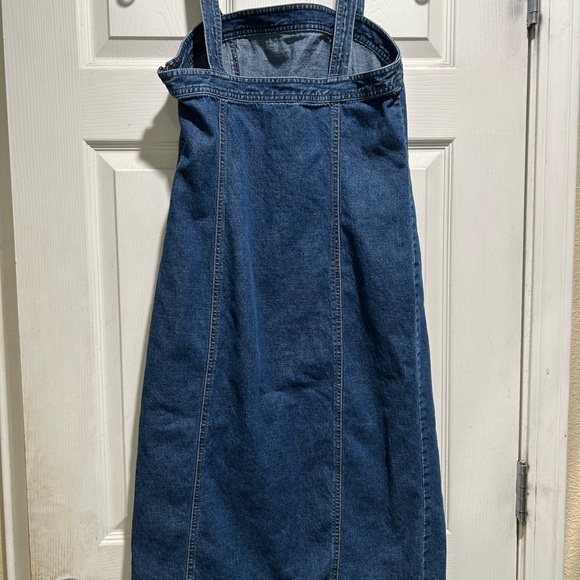 LOFT Light Blue Denim Dress - Picture 4 of 4